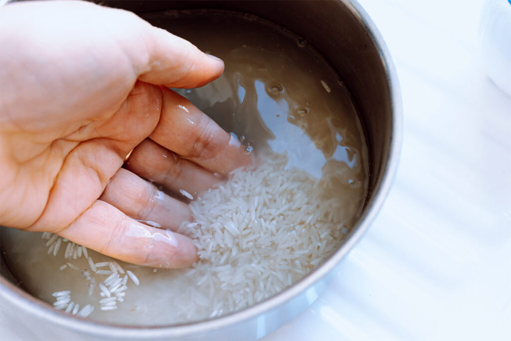 Basmati Reis im Topf kochen