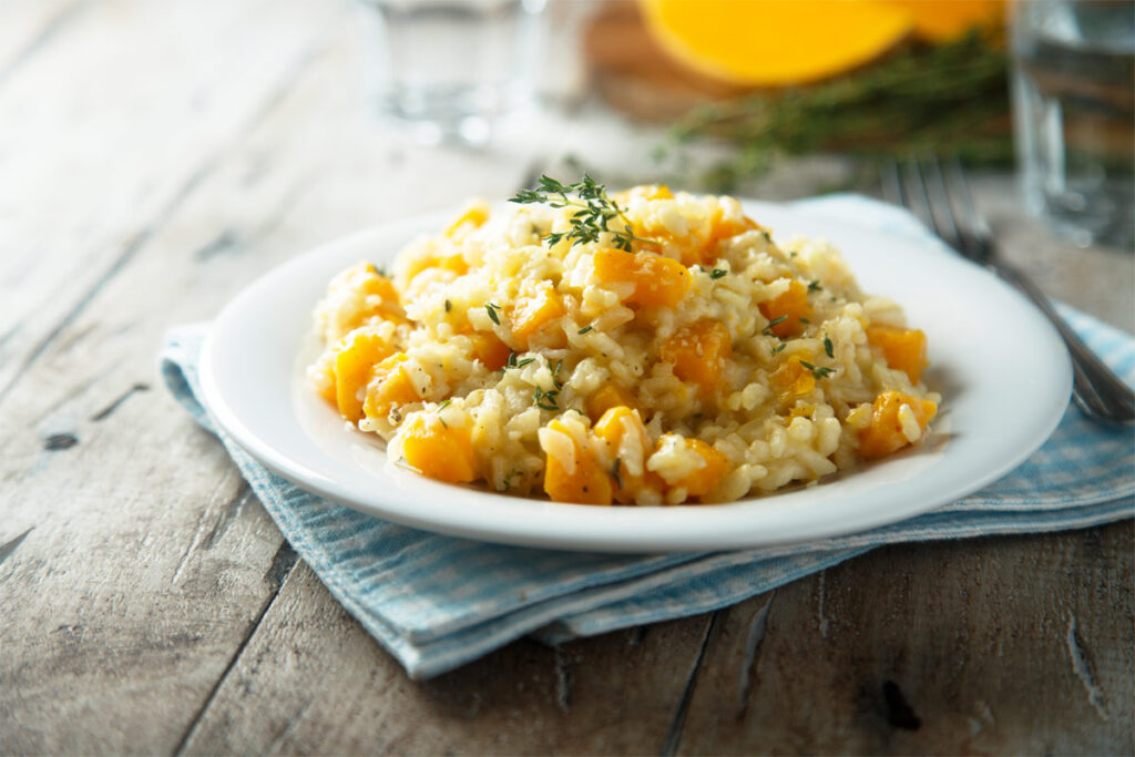 Kürbisrisotto