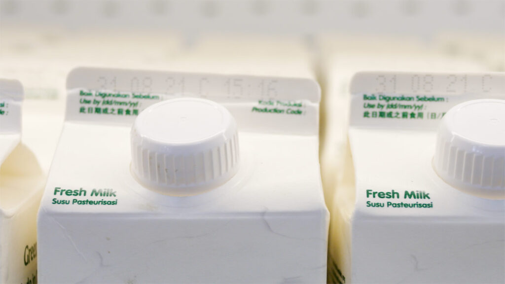 H-Milch im Tetrapack