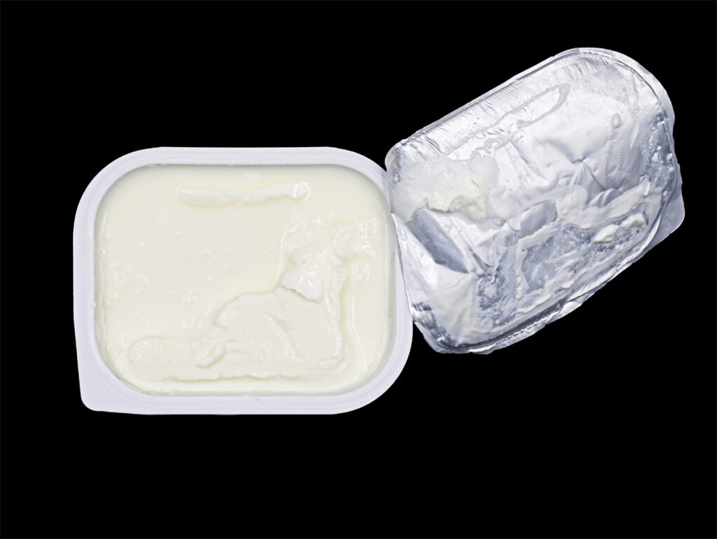 Geöffneter Quark