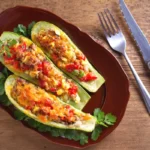gefüllte Zucchini